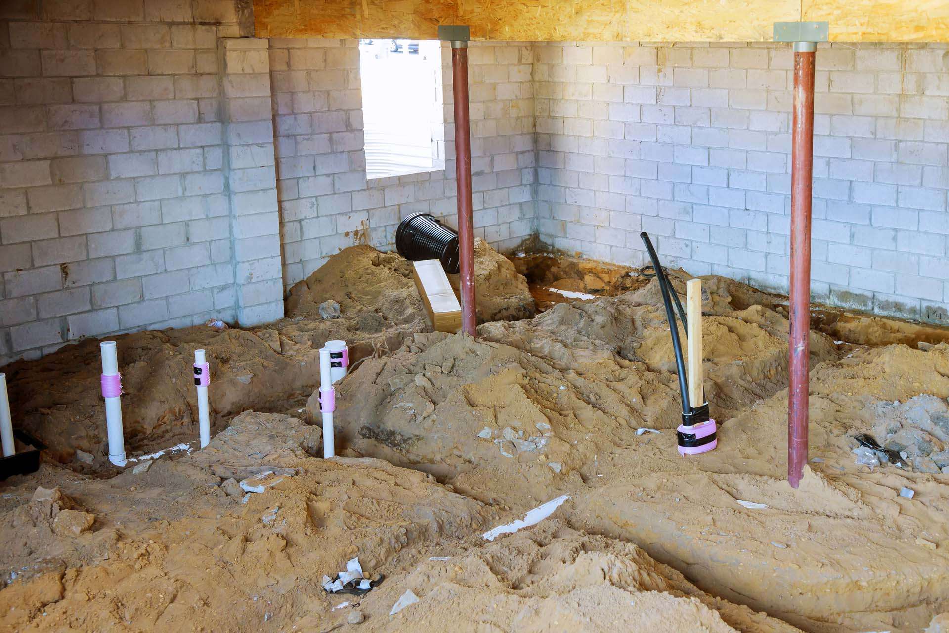PVC drain pipes in a new house in basement in the ground Replacing Your Siding? Understand the 18 Most Common Siding Terms